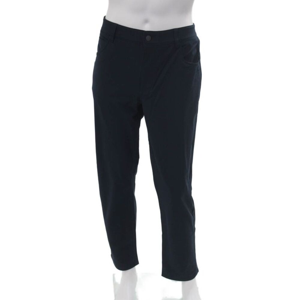Johnnie-o Mens Dark Blue Cropped Polyester Pants Size 35